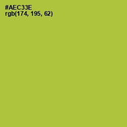 #AEC33E - Key Lime Pie Color Image