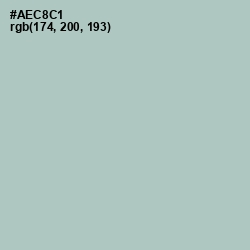 #AEC8C1 - Opal Color Image