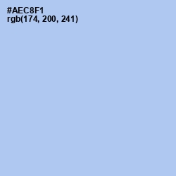 #AEC8F1 - Spindle Color Image