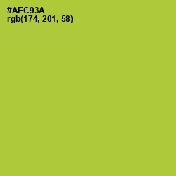 #AEC93A - Key Lime Pie Color Image