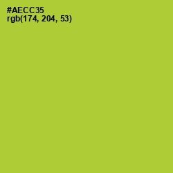 #AECC35 - Key Lime Pie Color Image