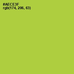 #AECE3F - Key Lime Pie Color Image