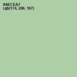 #AECEA7 - Spring Rain Color Image