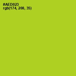 #AED023 - Key Lime Pie Color Image