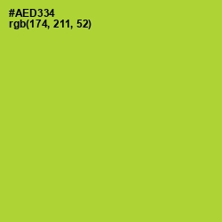 #AED334 - Key Lime Pie Color Image