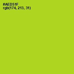 #AED51F - Bahia Color Image