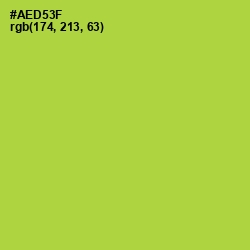 #AED53F - Key Lime Pie Color Image