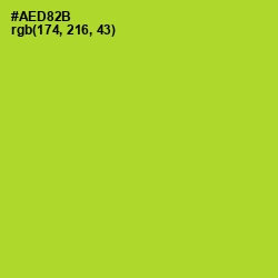 #AED82B - Key Lime Pie Color Image