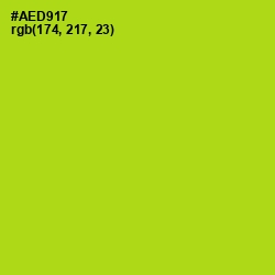 #AED917 - Fuego Color Image