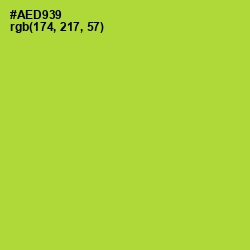 #AED939 - Key Lime Pie Color Image