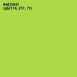 #AED947 - Conifer Color Image