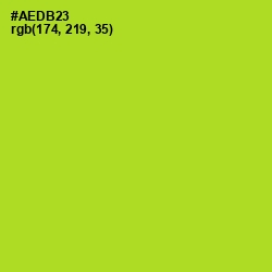 #AEDB23 - Key Lime Pie Color Image