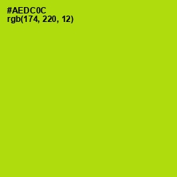 #AEDC0C - Fuego Color Image