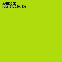 #AEDC0D - Fuego Color Image