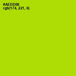 #AEDD06 - Fuego Color Image