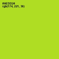 #AEDD24 - Key Lime Pie Color Image