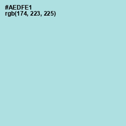 #AEDFE1 - Regent St Blue Color Image