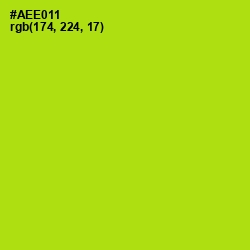 #AEE011 - Inch Worm Color Image