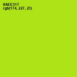 #AEE317 - Inch Worm Color Image