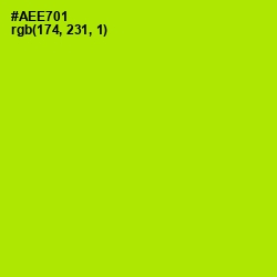 #AEE701 - Inch Worm Color Image