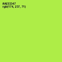 #AEED47 - Conifer Color Image