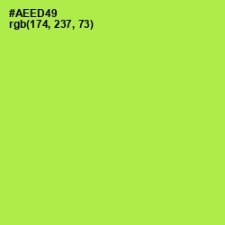 #AEED49 - Conifer Color Image