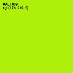#AEF009 - Inch Worm Color Image