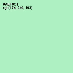 #AEF0C1 - Padua Color Image