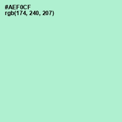 #AEF0CF - Magic Mint Color Image