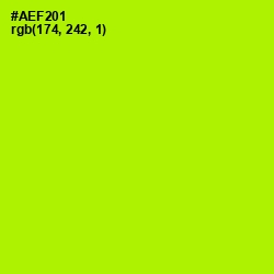 #AEF201 - Lime Color Image