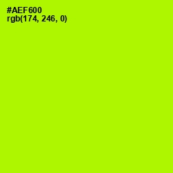 #AEF600 - Lime Color Image