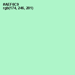 #AEF6C9 - Magic Mint Color Image