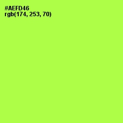 #AEFD46 - Conifer Color Image