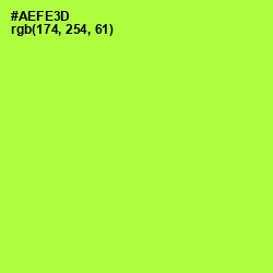 #AEFE3D - Green Yellow Color Image