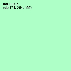 #AEFEC7 - Magic Mint Color Image