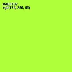 #AEFF37 - Green Yellow Color Image