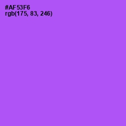 #AF53F6 - Medium Purple Color Image