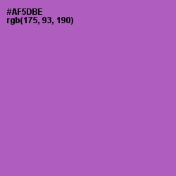 #AF5DBE - Wisteria Color Image