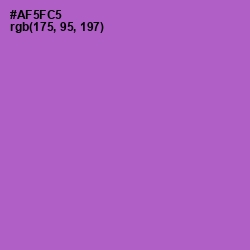 #AF5FC5 - Amethyst Color Image