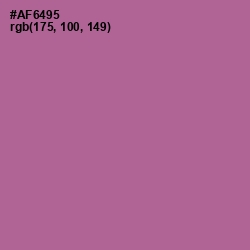 #AF6495 - Turkish Rose Color Image