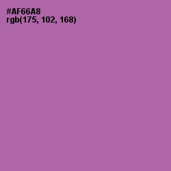 #AF66A8 - Wisteria Color Image