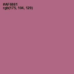 #AF6881 - Turkish Rose Color Image