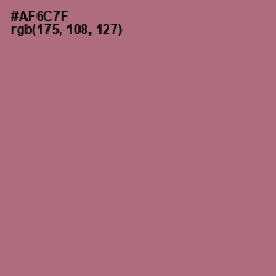 #AF6C7F - Coral Tree Color Image