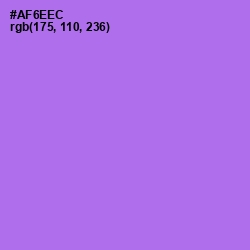 #AF6EEC - Lavender Color Image