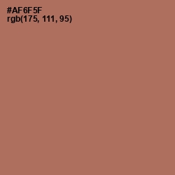 #AF6F5F - Santa Fe Color Image