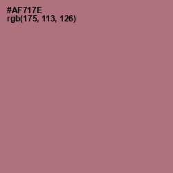 #AF717E - Coral Tree Color Image