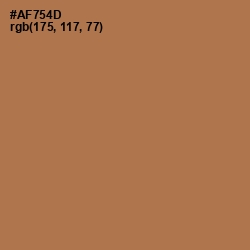 #AF754D - Santa Fe Color Image