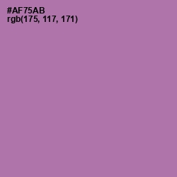 #AF75AB - Wisteria Color Image