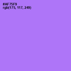 #AF75F9 - Lavender Color Image