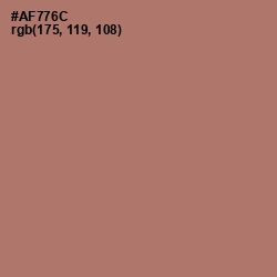 #AF776C - Coral Tree Color Image